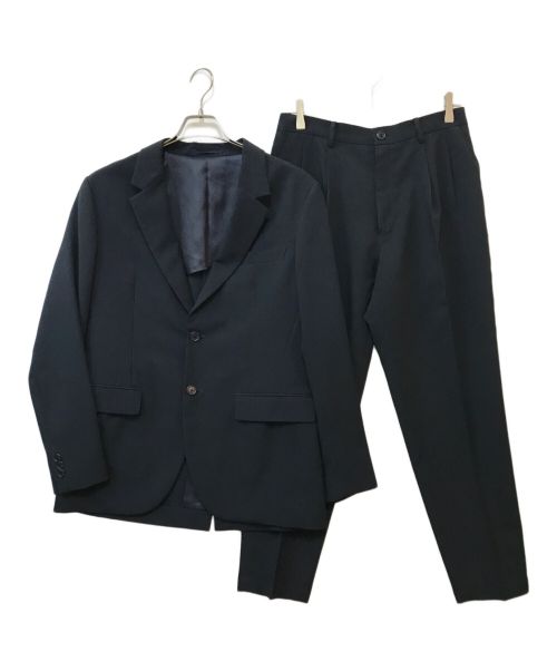 eN ROUTE（アンルート）EN ROUTE (アンルート) ポリエステルトロピカルセットアップスーツ ネイビー サイズ:3の古着・服飾アイテム