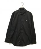 BURBERRY BLACK LABELバーバリーブラックレーベル）の古着「ドレスシャツ」｜ブラック