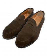 SCOTCH GRAIN (スコッチグレイン) スウェードローファー ブラウン サイズ:27