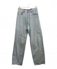 YLEVE (イレーヴ) 13.5oz DENIM BAGGY FADE 168-4140545 ブルー