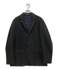 POLO RALPH LAUREN (ポロ・ラルフローレン) ピンストライプ3Bジャケット ブラック サイズ:38