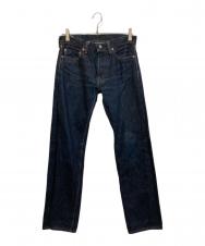 MOMOTARO JEANS (桃太郎ジーンズ) 出陣（しゅつじん）タイトストレートデニムパンツ インディゴ サイズ:W30