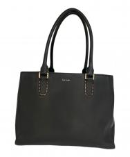 PAUL SMITH (ポールスミス) レザートートバッグ ブラック