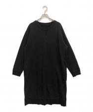 MM6 Maison Margiela (エムエムシックスメゾンマルジェラ) スウェットワンピース S32CU0018 ブラック サイズ:XS