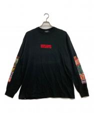 Hysteric Glamour (ヒステリックグラマー) プリントカットソー 02193CL06 ブラック サイズ:L
