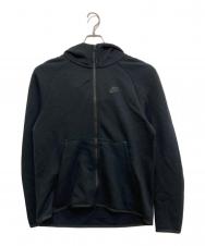 NIKE (ナイキ) テック フリ-ス フルジップ フーディ ブラック サイズ:L 未使用品