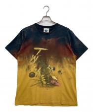 UNIVERSAL STUDIOS (ユニバーサルスタジオ) プリントTシャツ ブラック サイズ:M