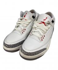 NIKE (ナイキ) Air Jordan 3 Retro "White Cement Reimagined" DN3707-100 ホワイト サイズ:25.5