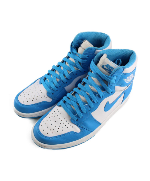 中古 古着通販 Nike ナイキ エアジョーダン1レトロハイogunc ダークパウダーブルー ホワイト サイズ 27 5550 117 箱付 Air Jordan 1 Retro High Og Unc ブランド 古着通販 トレファク公式 Trefac Fashion