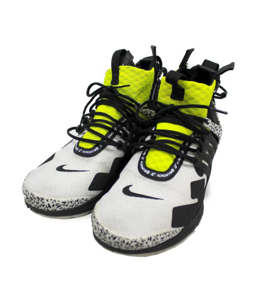 中古 古着通販 Nike Acrnym ナイキ アクロニウム エアプレストミッド ブラック イエロー サイズ 27cm Us9 Ah72 100 Air Presto Mid ブランド 古着通販 トレファク公式 Trefac Fashion