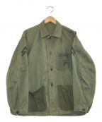 USMC（ユーエスエムシー）の古着「40’s USMC P-41 HBTジャケット」｜オリーブ