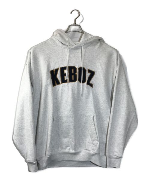 KEBOZ（ケボズ）KEBOZ (ケボズ) FREAK’S STORE (フリークスストア) ARCH LOGO SWEAT HOODIE　アーチロゴスウェットフーディー グレー サイズ:Lの古着・服飾アイテム