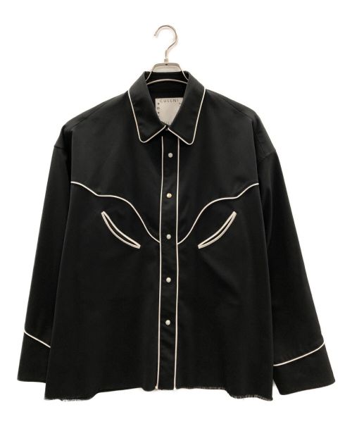 CULLNI（クルニ）CULLNI × Jieda (クルニ×ジエダ) ウエスタンシャツ ブラック サイズ:2の古着・服飾アイテム