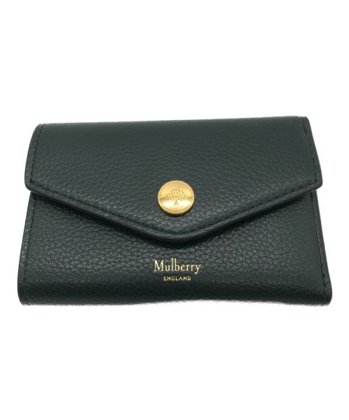 MULBERRY（マルベリー）MULBERRY (マルベリー) 3つ折り財布 グリーンの古着・服飾アイテム