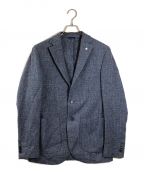 L.B.M.1911エルビーエム1911）の古着「ウールツイード2Bテーラードジャケット」｜ネイビー