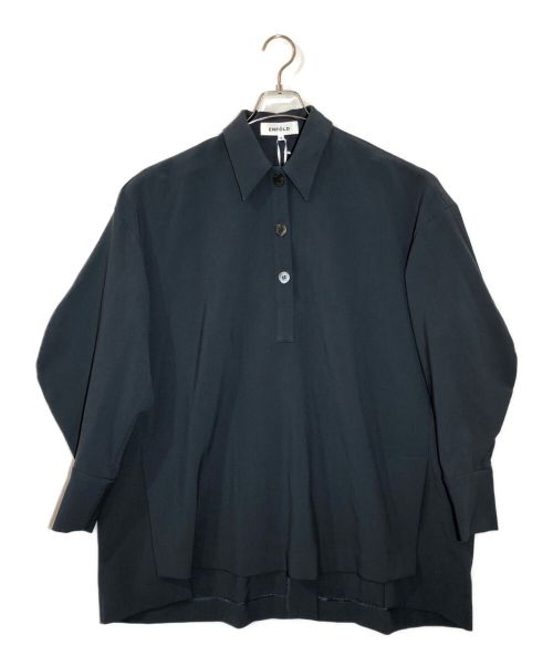 ENFOLD（エンフォルド）ENFOLD (エンフォルド) ダブルクロスカーブアームポロシャツ グレー サイズ:38 未使用品の古着・服飾アイテム
