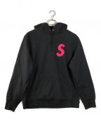 SUPREMEシュプリーム）の古着「S logo hooded sweatshirt 19AW　ロゴフーデッドスウェットパーカー」｜ブラック