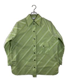中古・古着通販】Ganni (ガニー) ポリエステルタフタ ストライプビッグ  