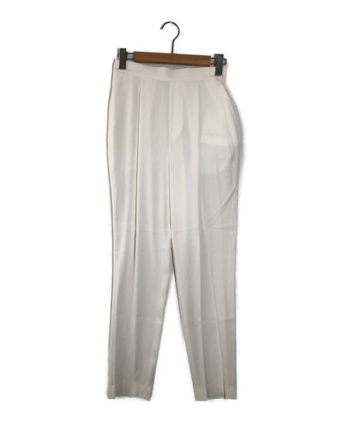 ENFOLD（エンフォルド）ENFOLD (エンフォルド) PEダブルクロス ゴムジョッパーズパンツ ホワイト サイズ:40 未使用品の古着・服飾アイテム