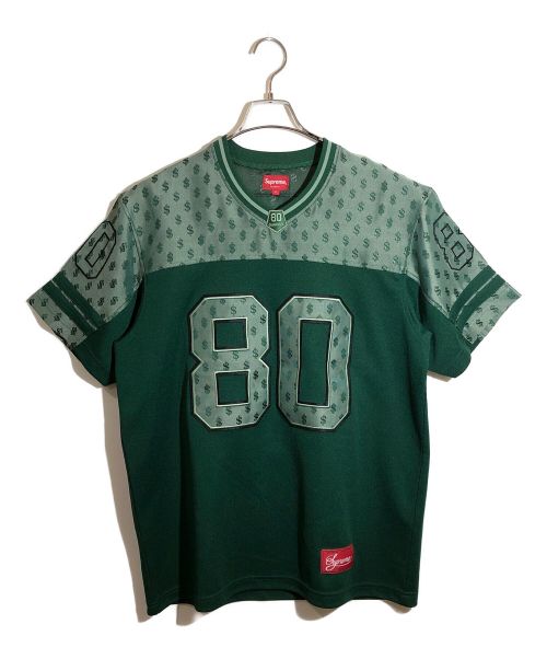 SUPREME（シュプリーム）Supreme (シュプリーム) モノグラムフットボールジャージー グリーン サイズ:Lの古着・服飾アイテム