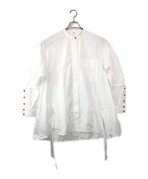 ENFOLD（エンフォルド）ENFOLD (エンフォルド) Washedタイプライター Open cuff シャツ ホワイト サイズ:38 未使用品の古着・服飾アイテム