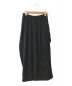 ENFOLD (エンフォルド) ライトダブルサテン タックドレープスカート ブラック サイズ:３８ 未使用品：9800円