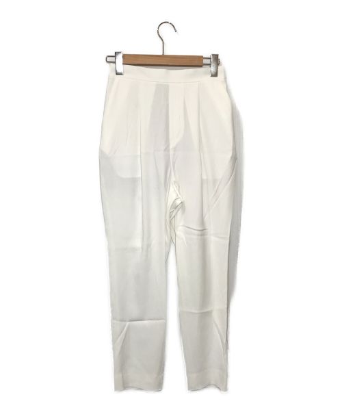 ENFOLD（エンフォルド）ENFOLD (エンフォルド) PEダブルクロス ゴムジョッパーズパンツ ホワイト サイズ:４０ 未使用品の古着・服飾アイテム