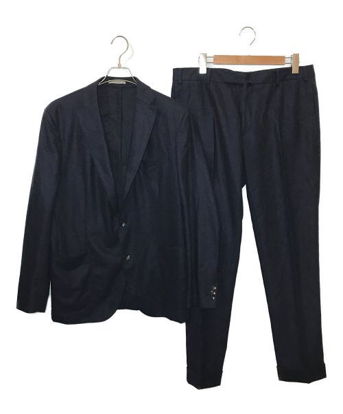BOGLIOLI（ボリオリ）BOGLIOLI (ボリオリ) ウールセットアップスーツ ネイビー サイズ:52の古着・服飾アイテム