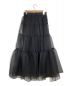Whim Gazette (ウィムガゼット) オーガンジーボリュームスカート ブラック サイズ:F：14800円