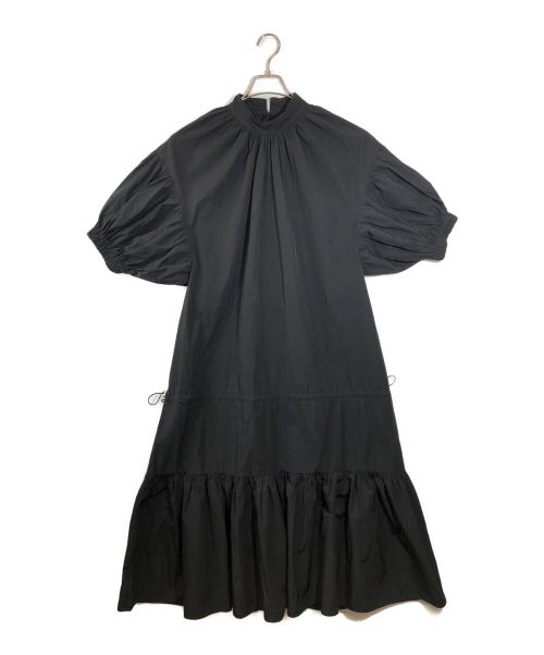 machatt（マチャット）machatt (マチャット) ティアードワンピース ブラック サイズ:Fの古着・服飾アイテム