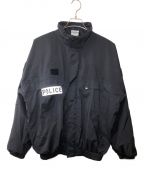 POLICE NATIONALE WATERPROOFコッカケイサツ）の古着「フランス警察ポリスマンジャケット」｜ネイビー