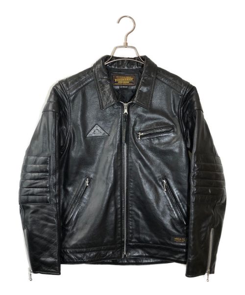 NEIGHBORHOOD（ネイバーフッド）NEIGHBORHOOD (ネイバーフッド) シングルライダースジャケット ブラック サイズ:Sの古着・服飾アイテム