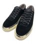 ALL SAINTS（オールセインツ）の古着「KNOX SUEDE LOW TOP SNEAKERS　ノックス スウェード ロートップ スニーカー」｜ブラック