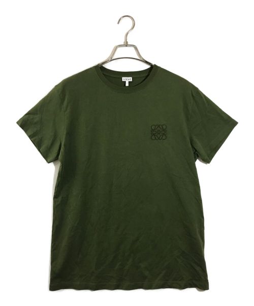 LOEWE（ロエベ）LOEWE (ロエベ) Anaglam Tee　アナグラム刺繍 Tシャツ グリーン サイズ:Sの古着・服飾アイテム