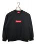 Supreme（シュプリーム）の古着「ボックスロゴ クルーネック スウェットシャツ」｜ブラック