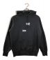 Supreme（シュプリーム）の古着「Split Box Logo Hooded Sweatshirt　スプリットボックスロゴ フーデッドスウェットシャツ」｜ブラック
