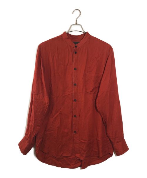 s'yte（サイト）s'yte (サイト) ビエラスタンドカラーシャツ レッド サイズ:3の古着・服飾アイテム