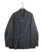 A.PRESSEアプレッセ）の古着「Double Breasted Jacketダブルブレストジャケット」｜グレー