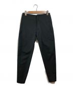 DESCENTEデサント）の古着「HIGH STRETCH PANTS WIDE TAPERED FIT　ハイストレッチパンツ」｜ブラック