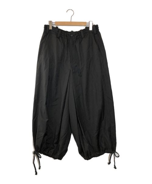 s'yte（サイト）s'yte (サイト) ウールギャバジンバルーンサルエルパンツ ブラック サイズ:3の古着・服飾アイテム
