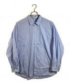 ATONエイトン）の古着「COTTON LAWN OVERSIZED SHIRT コットンローンオーバーサイズシャツ」｜ブルー
