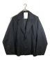 Blanc YM（ブランワイエム）の古着「Oversize Welt pocket JKT　オーバーサイズウェルトポケットジャケット」｜ブラック