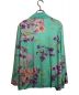 LEONARD FASHION (レオナールファッション) フラワーシャツ パープル×グリーン サイズ:42：18800円