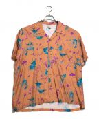 IROQUOISイロコイ）の古着「オープンカラーシャツ」｜ピンク