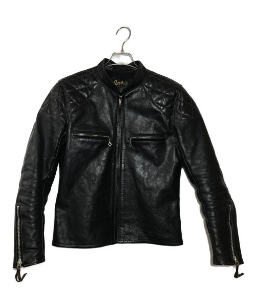 Buco（ブコ）Buco (ブコ) ホースハイドスポーツジャケット ブラック サイズ:SIZE36の古着・服飾アイテム