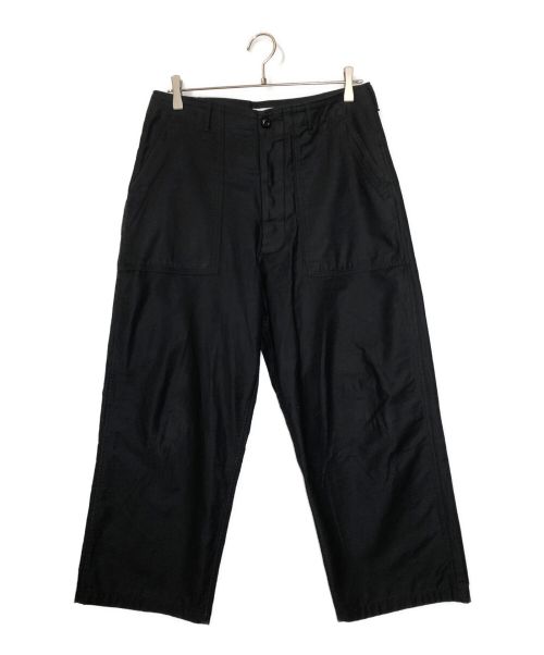 CIOTA（シオタ）CIOTA (シオタ) スビンコットンバックサテンベイカーパンツ ブラック サイズ:5の古着・服飾アイテム