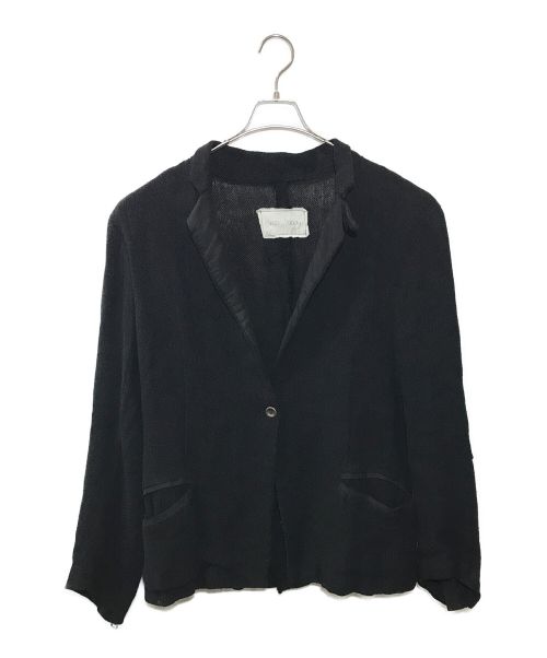 GREG LAUREN（グレッグローレン）GREG LAUREN (グレッグローレン) リネンテーラードジャケット ブラック サイズ:2の古着・服飾アイテム