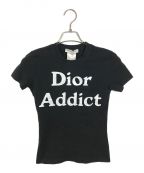Christian Diorクリスチャン ディオール）の古着「Addict Tシャツ」｜ブラック