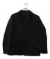 COMME des GARCONS HOMME（コムデギャルソン オム）の古着「ジャージー3Bテーラードジャケット」｜ブラック