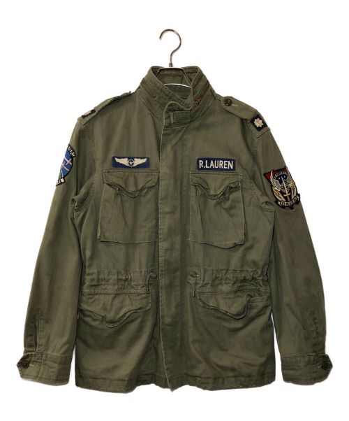 POLO RALPH LAUREN（ポロ・ラルフローレン）POLO RALPH LAUREN (ポロ・ラルフローレン) ワッペンM-1943ジャケット カーキ サイズ:SIZE Sの古着・服飾アイテム